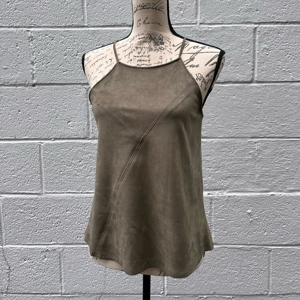 Leeli + Lou Faux Suede Tank Top